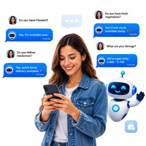 AI chatbot illustration